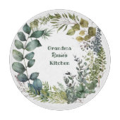 Grandma's Kitchen | Gepersonaliseerde Waterverf Wr Snijplank (Voorkant)