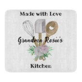 Grandma's Kitchen | Made with Love Personalized Snijplank (Voorkant)