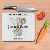 Grandma's Kitchen | Made with Love Personalized Snijplank
