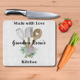 Grandma's Kitchen | Made with Love Personalized Snijplank