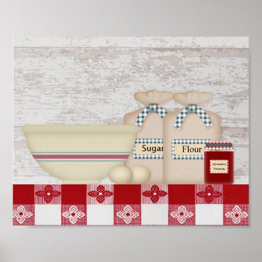 Grandma's Kitchen Print (Voorkant)