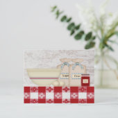 Grandma's Kitchen Recipe Card Briefkaart (Staand voorkant)