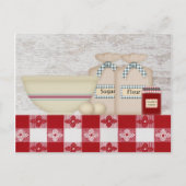 Grandma's Kitchen Recipe Card Briefkaart (Voorkant)