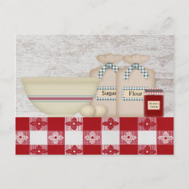 Grandma's Kitchen Recipe Card Briefkaart