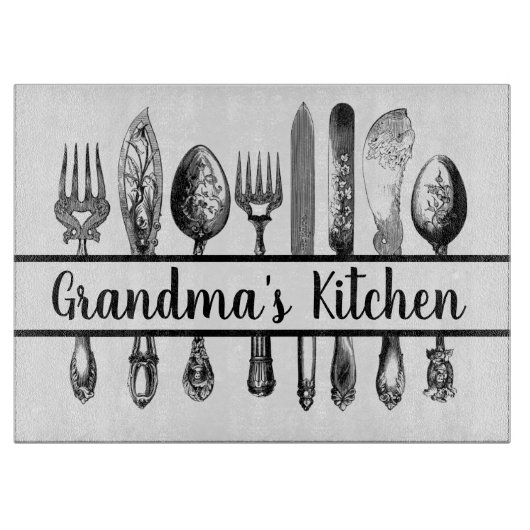 Grandma's Kitchen Snijplank (Voorkant)