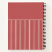 Grandma's Kitchen  Stripe Custom Recipe Notitieboek (Achterkant)