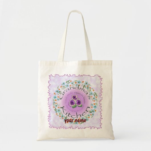 Grandmas Kitchen Tote Bag (Voorkant)