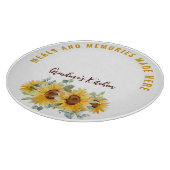 Grandma's Kitchen Waterverf Sunflower Farmhouse Snijplank (Hoek)