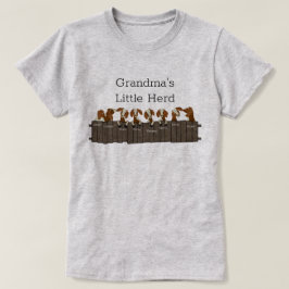 Grandmas Little Goat Herd 8 Goats T-shirt