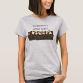 Grandmas Little Goat Herd 8 Goats T-shirt (Voorkant)
