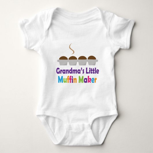 Grandmas Little Muffin Maker Romper (Voorkant)