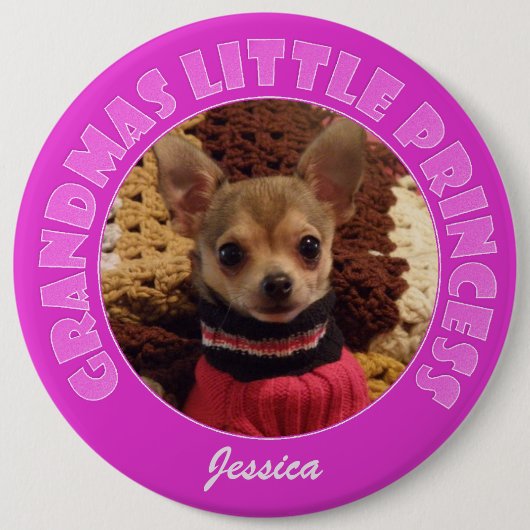 Grandmas Little Princess Button (Voorkant)