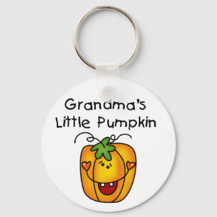 Grandma's Little Pumpkin T-shirts en giften Sleutelhanger