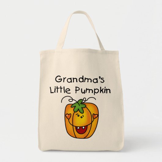 Grandma's Little Pumpkin T-shirts en giften Tote Bag (Voorkant)