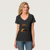 Grandma's Little Pumpkins Funny Grandma Herfst Dan T-shirt (Voorkant volledig)