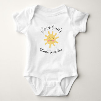Grandma's Little Sunshine Baby Bodysuit