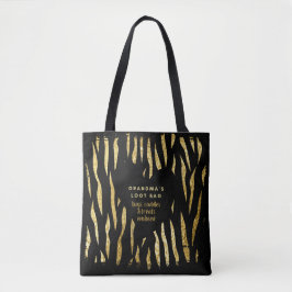 Grandmas Loot Bag Hugs Cuddles and Trees Enclosed Tote Bag