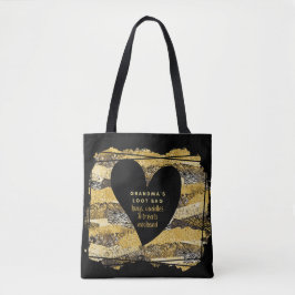 Grandmas Loot Bag Hugs Cuddles and Trees Enclosed Tote Bag