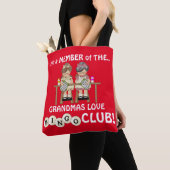 Grandmas love Bingo Club canvas tas (Dichtbij)