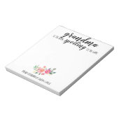 Grandma's Note Pad Notitieblok (Linkerzijde)