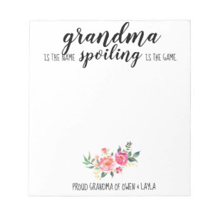 Grandma's Note Pad Notitieblok