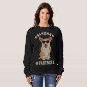 Grandmas Partner Corgi Dog Theme 355 Trui (Voorkant volledig)