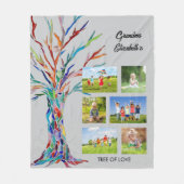 Grandma's Photo Collage Fleece Blanket (Voorkant)