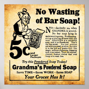 Grandmas Pods Soap Print