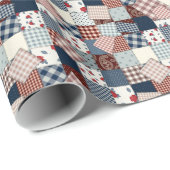  Grandma's Quilt Pattern ALL Occasion Cadeaupapier (Rol Hoek)