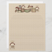 Grandma's Recipes Pagina's (gelijnd) (Voorkant / Achterkant)