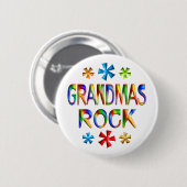 GRANDMAS ROCK RONDE BUTTON 5,7 CM (Voorkant /achterkant)