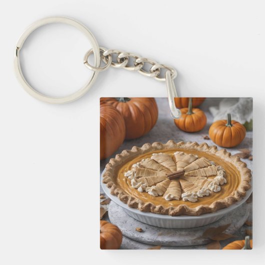 Grandmas Rustic Pumpkin Pie, Sleutelhanger (voorkant)