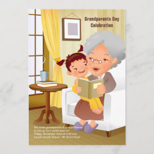 Grandma's Stories Grandouders Day Uitnodiging