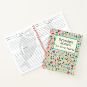 Grandma's Top Secret Recipes Journal Notitieboek (Binnen)