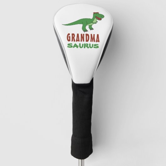 Grandmasaurus Dinosaur T-Rex Dino Nana Grandparent Golfheadcover (Voorkant)