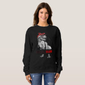 Grandmasaurus Rex Dinosaur Grandma Saurus Trui (Voorkant volledig)