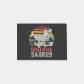 Grandmasaurus T Rex Dinosaur Grandma Saurus Family Post-it® Notes (Voorkant)