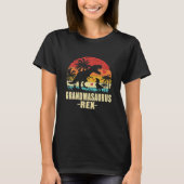 Grandmasaurus T - Rex Dinosaur Grandma Saurus T-shirt (Voorkant)