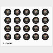Grandmasaurus T Rex Dinosaur Great Grandma Saurus Ronde Sticker (Vel)