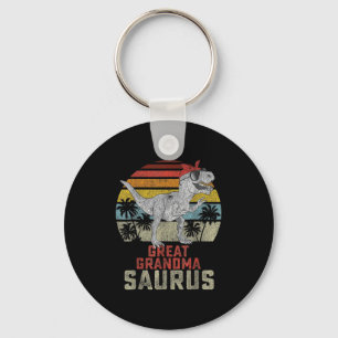 Grandmasaurus T Rex Dinosaur Great Grandma Saurus Sleutelhanger
