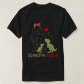 Grandmasaurus T Shirt T Rex Grandma Saurus Dinosau (Design voorkant)