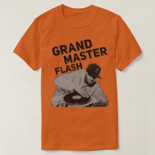 Grandmaster Flash-illustraties T-shirt (Design voorkant)