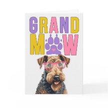 GrandMAW Airedale GrandDOG Grootouders Dag