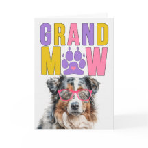 GrandMAW Australische Herder Hond Grootouders Dag