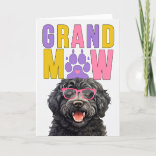 GrandMAW Barbet GrandDOG Grootouders Dag Feestdagen Kaart