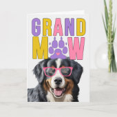 GrandMAW Berner Berg Hond Grootouders Dag Feestdagen Kaart (Voorkant)