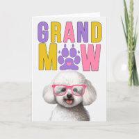 GrandMAW Bichon Frise GrandDOG Grootouders Dag