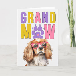 GrandMAW Cavalier King GrandDOG Grootouders Dag Feestdagen Kaart