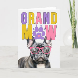 GrandMAW Frenchie GrandDOG Grootouders Dag Feestdagen Kaart