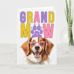 GrandMAW Kooikerhondje HOND Grappige Grootouders D Feestdagen Kaart